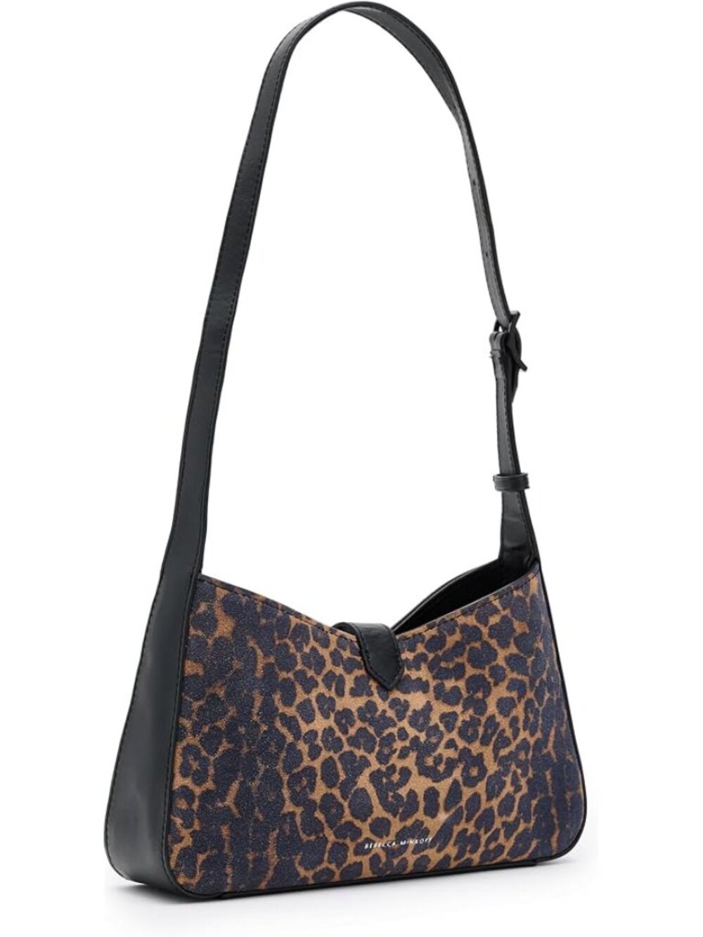 NEW NWT Rebecca Minkoff Megan Small Shoulder Bag Leopard Handbag - Picture 5 of 6